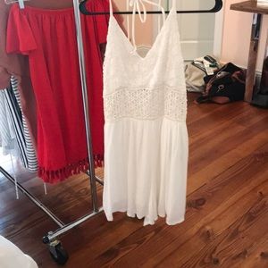 White lace romper (looks like dress)